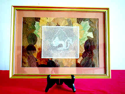 Dentelle de Flandres : Ecureuil