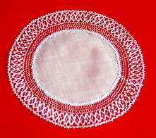 Dentelle de Lille : Le point de rose
