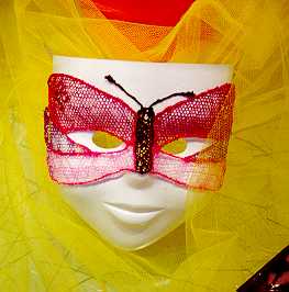Point de Lille : masque papillon