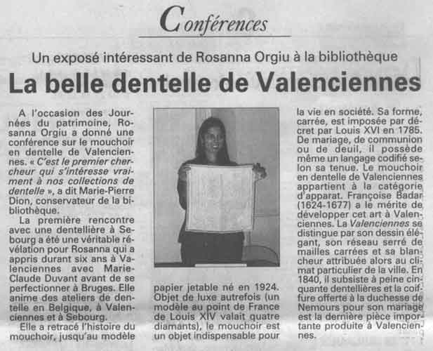 article de la Voix du Nord