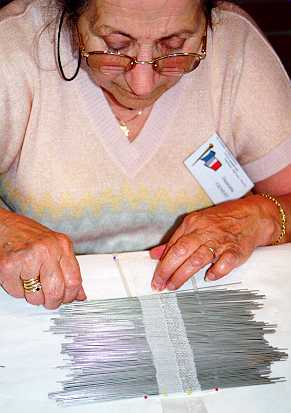 Le paillage de la dentelle