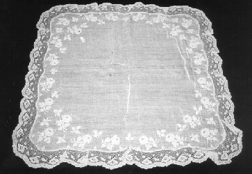 Mouchoir en dentelle de Valenciennes
